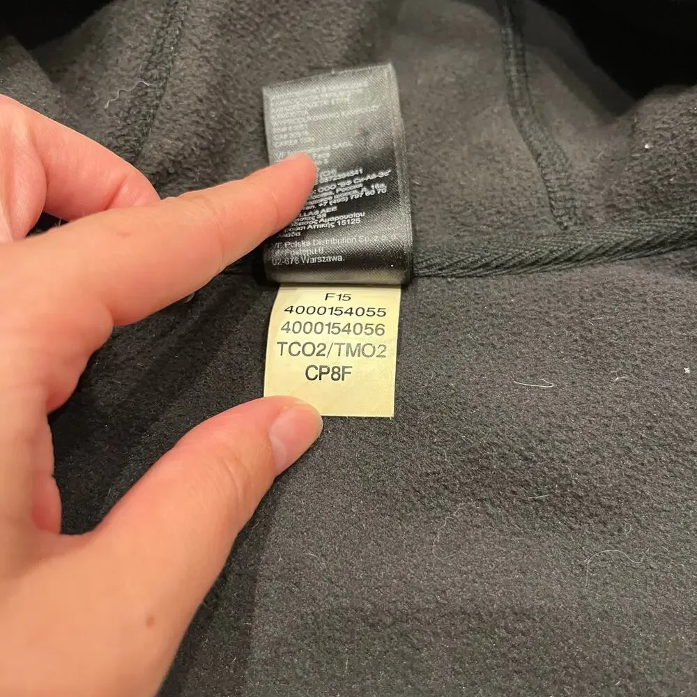 The North Face Rivington Full Zip Hooded Jacket M Gray Gorpcore Outdoor Hike